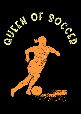 Woman Soccer Player Gift