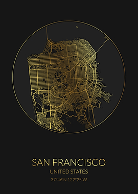 San Francisco Gold Map