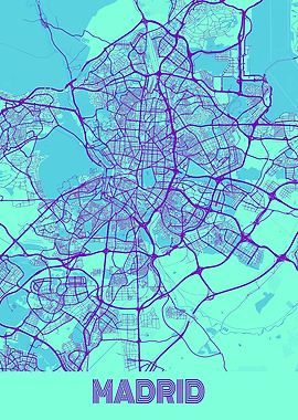 Madrid Galaxy City Map