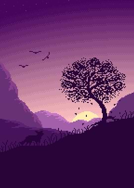 Sunset in the Valley