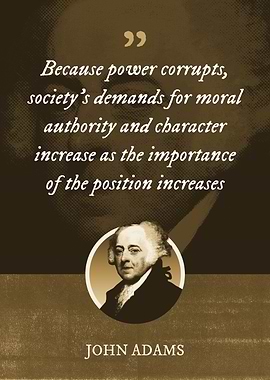 Because power corrupts