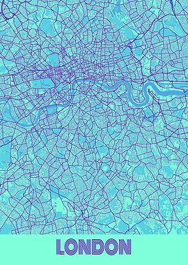 London Galaxy City Map