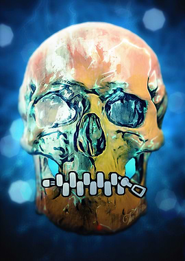 Smiley Skull 03 Zipper