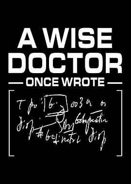 A Wise Doctor Once Wrote