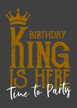 The birthday king is here