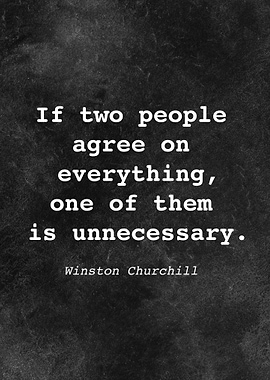 W Churchill Quote D033