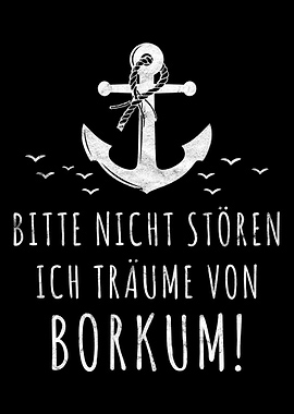 Borkum Nordsee Spruch