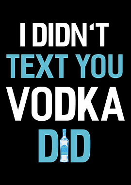 Vodka Alcohol Drinking