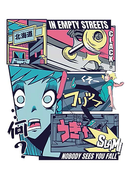 SKATER ANIME VAPORWAVE