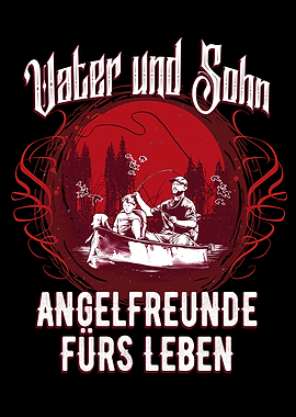 Vater Sohn Angelfreunde