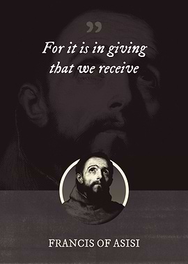 For it is in giving that