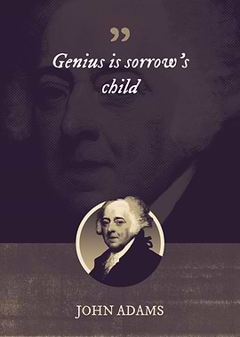 Genius is sorrows child
