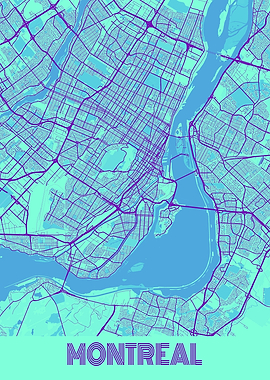 Montreal Galaxy City Map