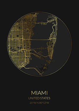 Miami Black Gold Map