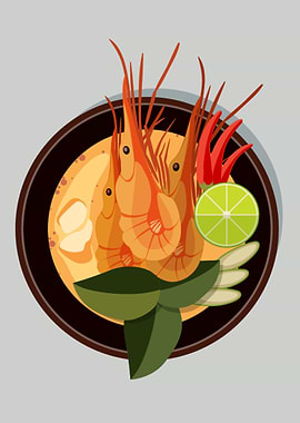 traditional food poster