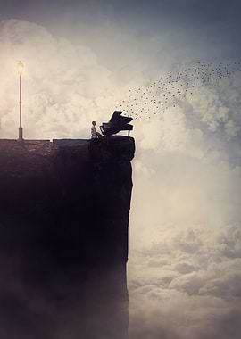 surreal piano music