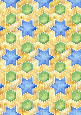 Floral Geometric Patt 34