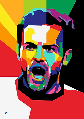 Juan Mata Wpap Pop Art