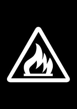 fire danger symbol