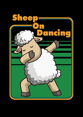 Dancing Cartoon Sheep for