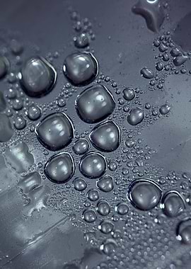 Water droplets background