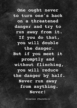 W Churchill Quote D048