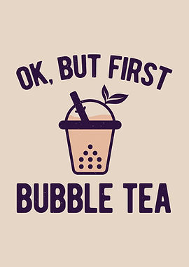 Funny Bubble Boba Tea