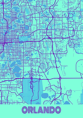 Orlando Galaxy City Map