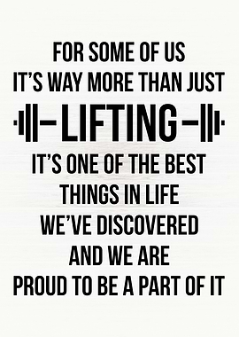 Lifting Motivation