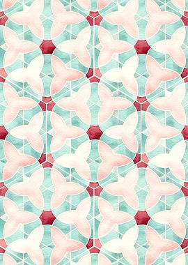 Floral Geometric Patt 32