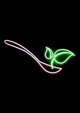 green spoon food neon