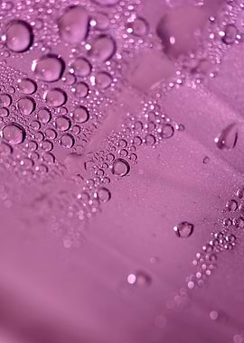 Water drops close up shoot