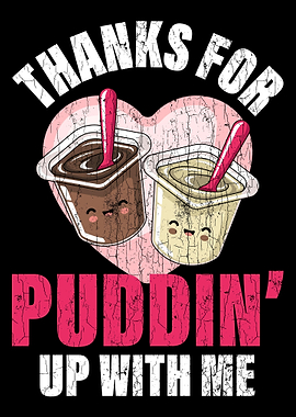 Funny Cute Puddings Design
