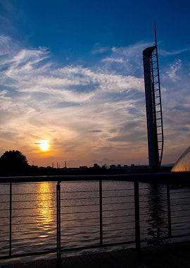 Sunset at the Clyde