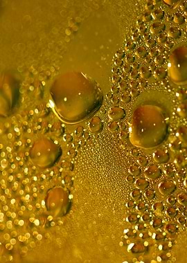 Water drops close up shoot