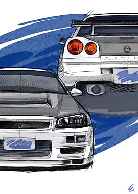Nissan Skyline R34 Gtr