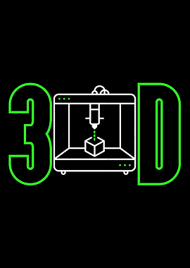 3D Printer Printing Printe