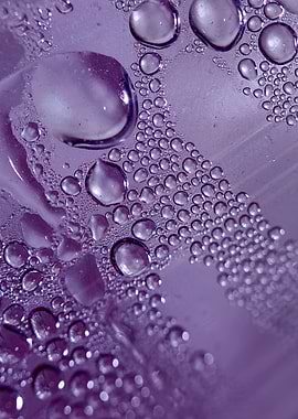 Water drops close up shoot