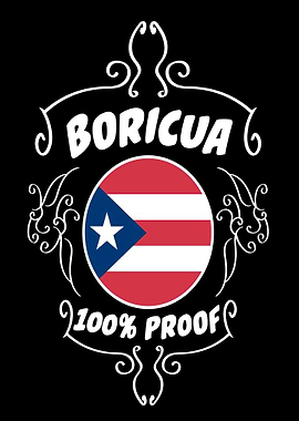 Puerto Rico Flag Boricua