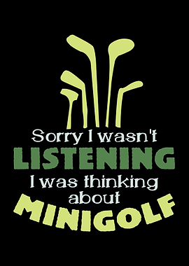 Minigolf Joke Pun Golfing