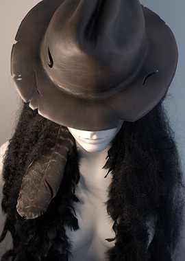 Black haired hated girl