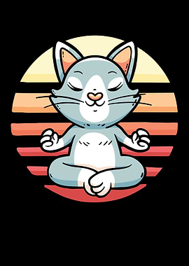 Cat Meditation Gift