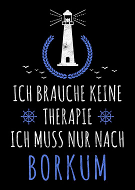 Borkum Nordsee Spruch
