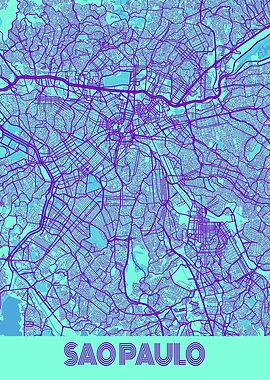 Sao Paulo Galaxy City Map