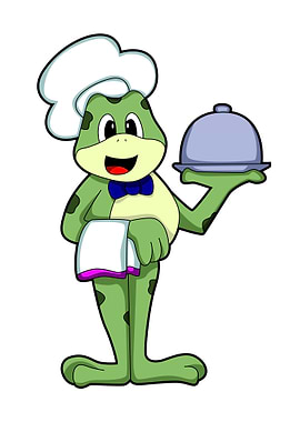 Frog Cook Serving plate