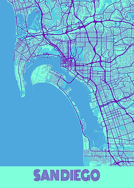 San Diego Galaxy City Map
