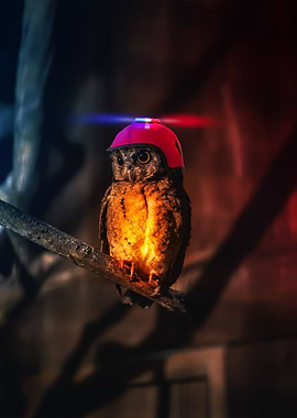 Glowing Owl