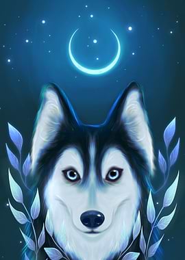 Husky Forest Guardian