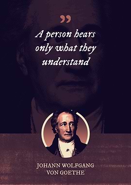 A person hears only what