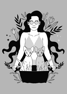Woman with Animals